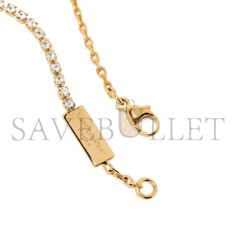YSL MONOGRANNE CRYSTAL BRACELET 712345Y1526